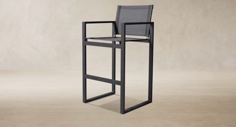 Aluminum Bar Chair, set of two, very comfortable