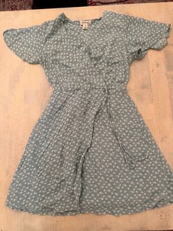 Monteau Floral Wrap Mini Dress