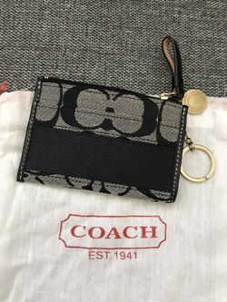 Coach keychain wallet