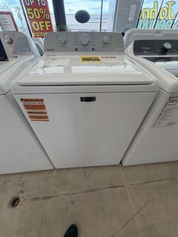 Maytag 4.2 Cu. Ft. White Agitator Top Load Washer