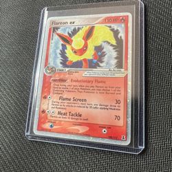 Pokemon Cards Delta Species Flareon EX