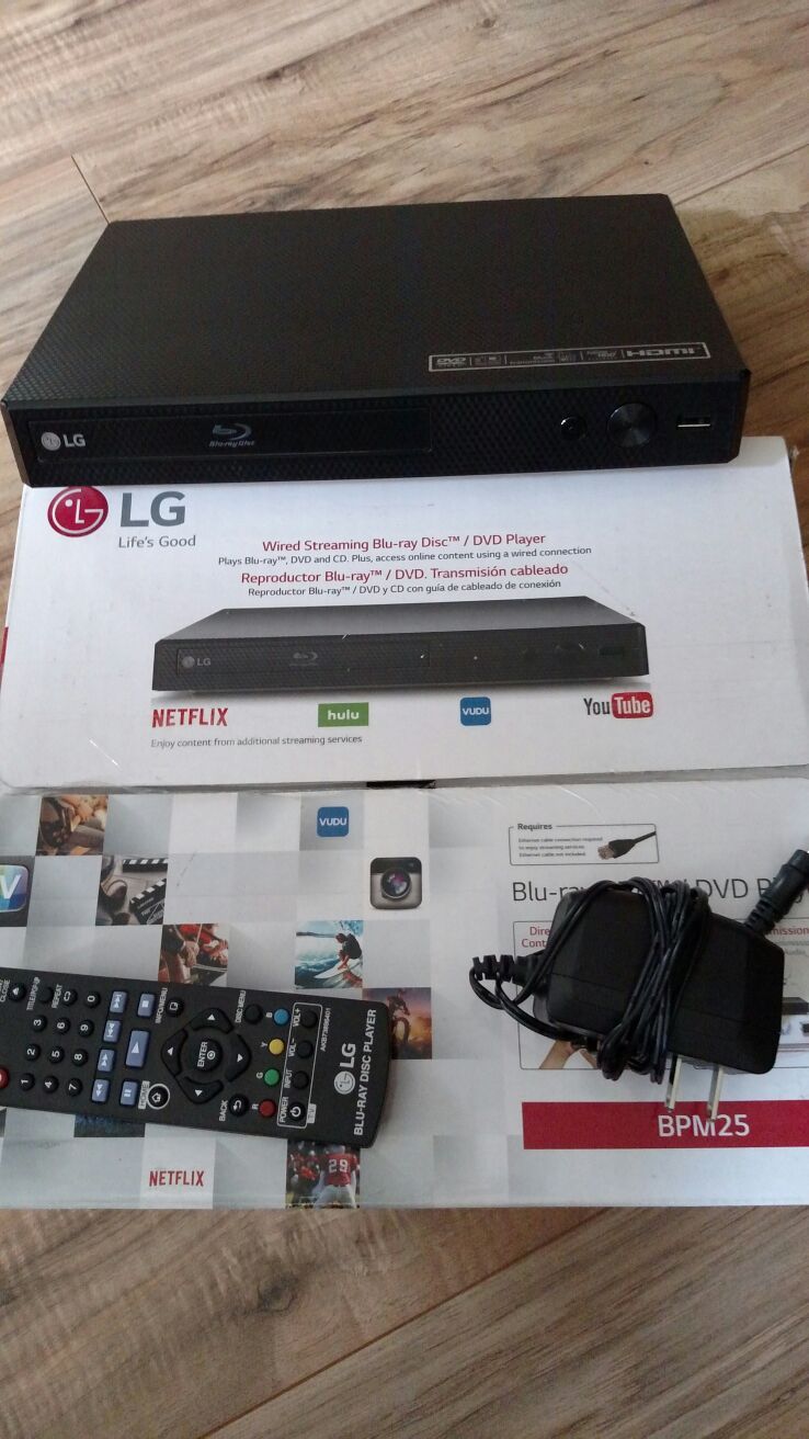 LG Blu-ray HDMI DVD Netflix player
