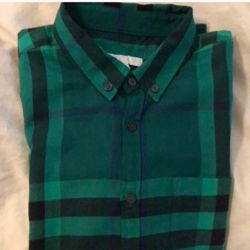 Boys Burberry button up L