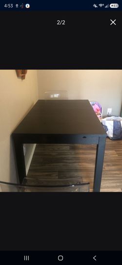 Black Dining Table w/Leaf