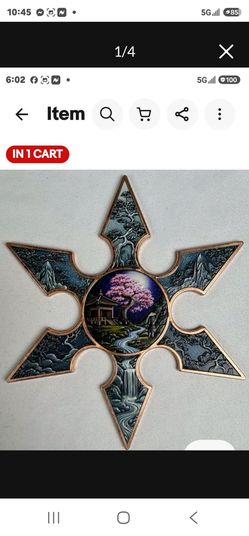 JAPANESE SHURIKEN Ninja star 999 Fine copper only 5000 made