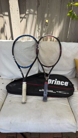 Tennis racket x2 Prince and Volkl