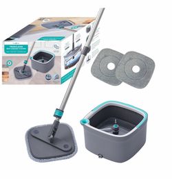 True & Tidy SPIN-800 TrueClean Mop & Bucket System Brand New In Box