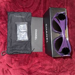 Authentic Chanel Oval Sunglasses 