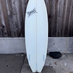 Dano swallowtail 6’0 thruster (~33L)