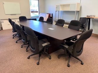 12ft Boat Shape Conference Table