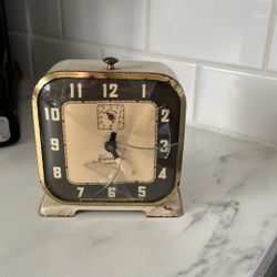 Vintage Harvester Alarm Clock