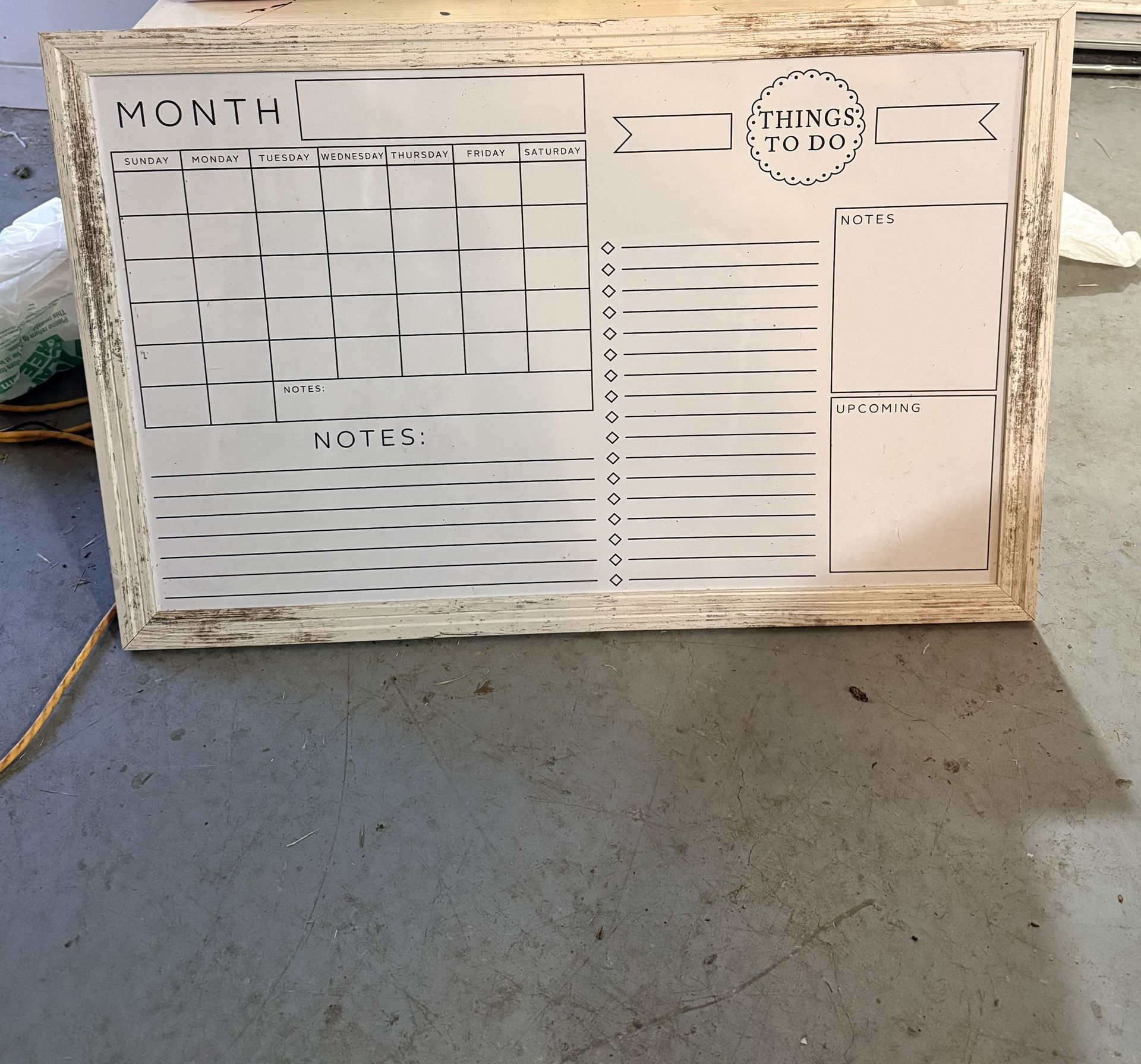 Monthly Planner Board