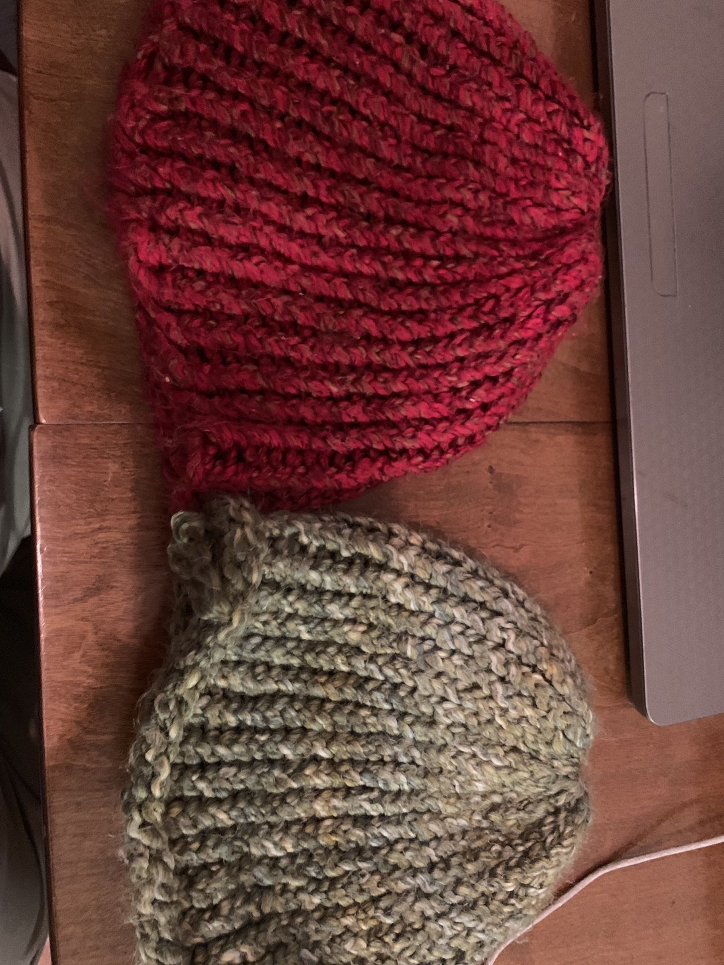 Homemade hats - so Warm! So Ugly, They’re Cute! FREE!!