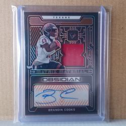 🏈🏆Brandon Cooks "Autograph - Red Patch 12/75 Insert" Card🏆🏈
