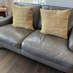 Premium Leather Sofa And Loveseat 