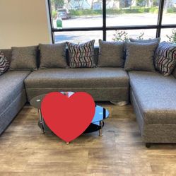 U Sectional Furniture Pillows Included. Brand New