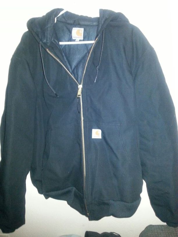 Cardhart heavy brand new LARGE hooded jacket