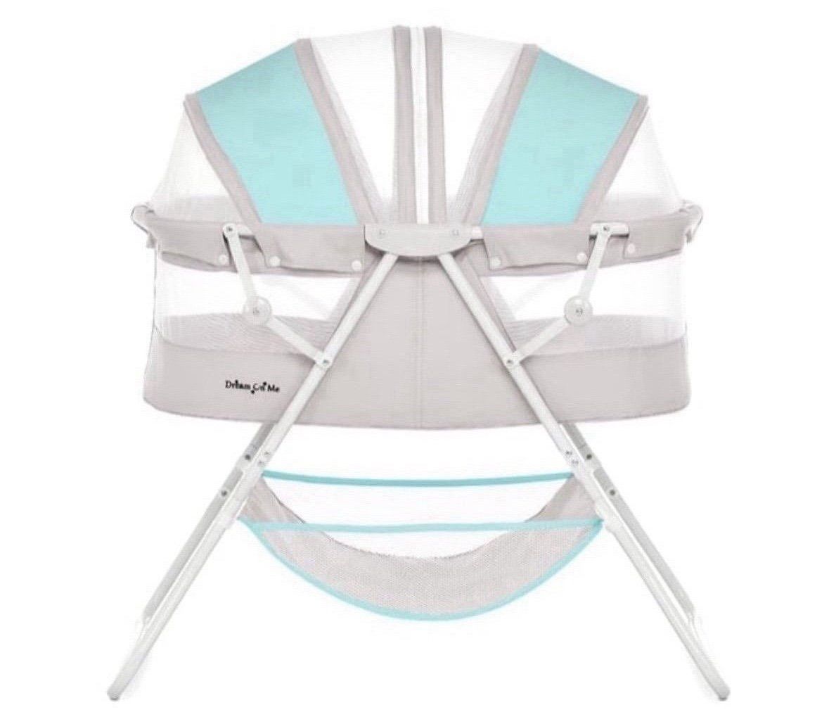Dream On Me Karley Bassinet In Blue/Grey Open box item INVENTORY NUMBER: 10(contact info removed)0