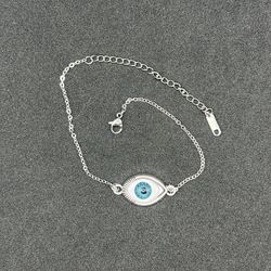 Evil eye chain bracelet
