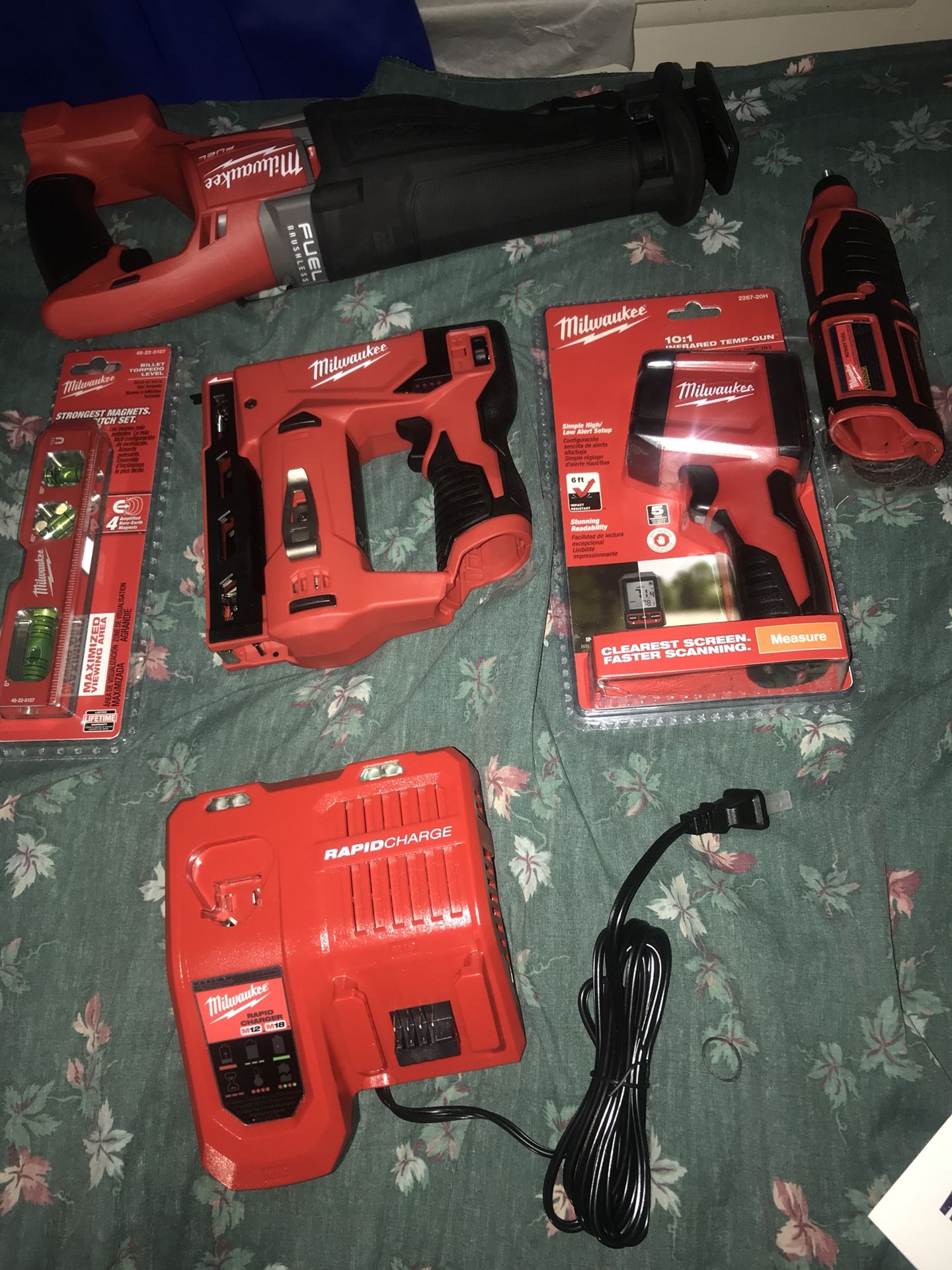 Milwaukee tools and m18 and m12 charger
