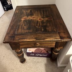 Bed Side Table, Or Side Table to Go With Living Room Furniture 
