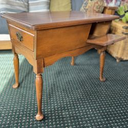 Dough Box Nightstand With Hidden Compartment