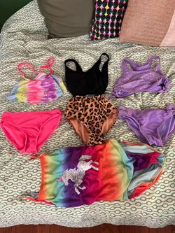 Lot of girls swimsuits size 7/8