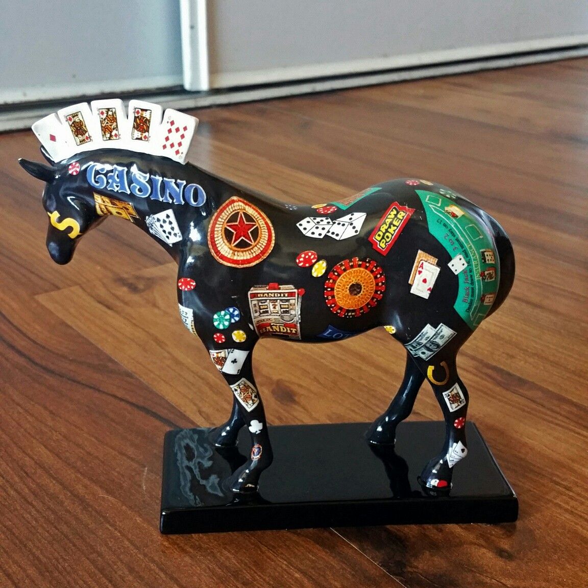 5 Card Stud by Gerri Mattson The Trail of Painted Ponies Sculpture