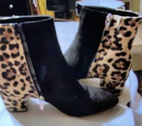 Ankle  Leopard  Boots