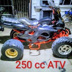 Project 2007 250cc Atv Frame And Plastis No Engine No Title lasics 