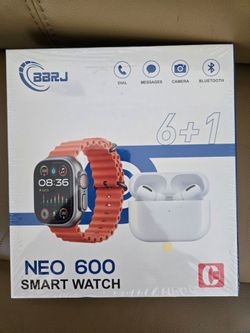Smart Watch and ear pods New and sealed $35 obo