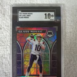 Mac Jones stained Glass Case Hit