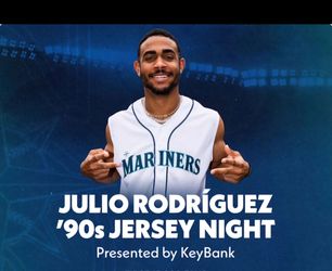 2026 Julio Rodriguez 90s Jersey SGA 5/30 Brand New XL