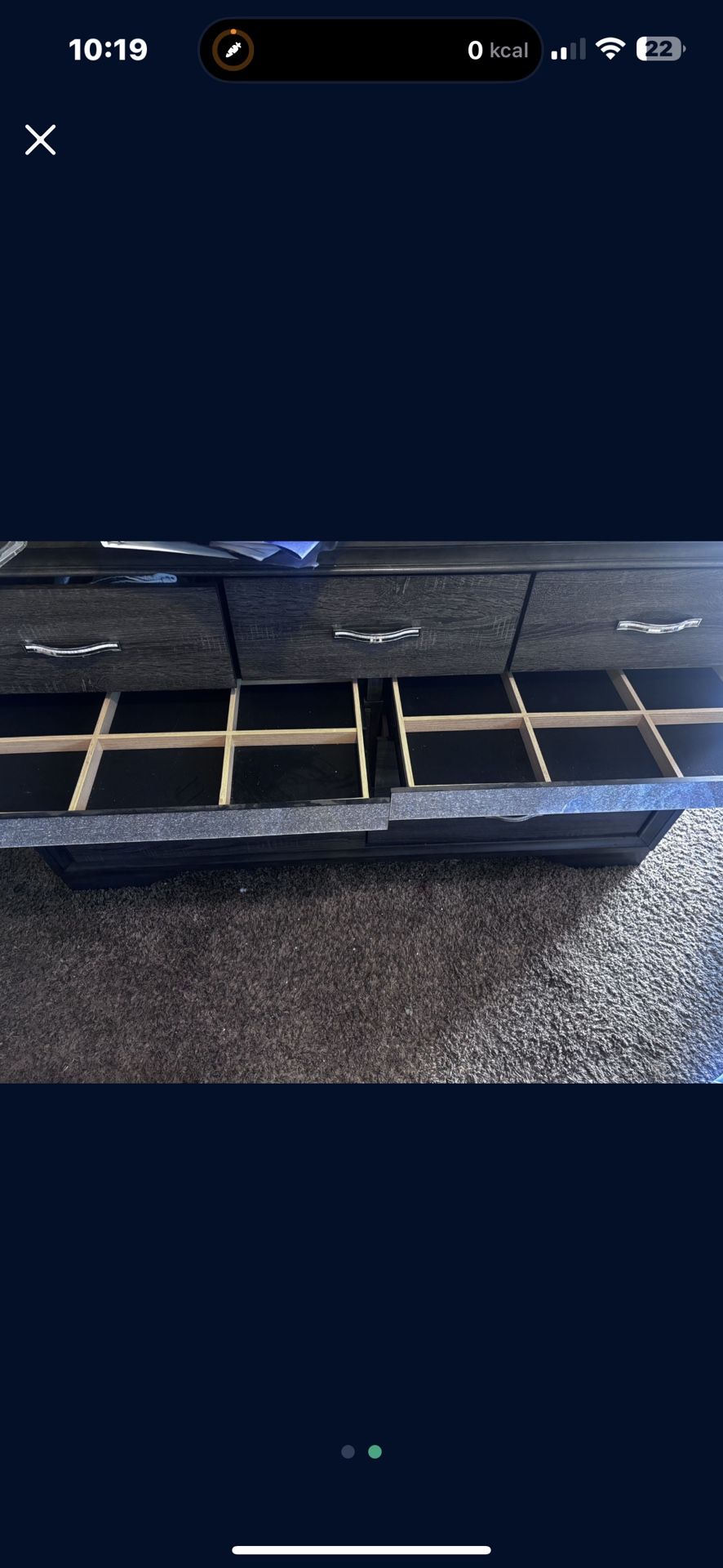 7 Drawer Dresser With Two Jewelry Holders Built In 