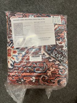 New washable area rug 6x9