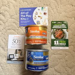 Similac Baby formula with some coupons! 