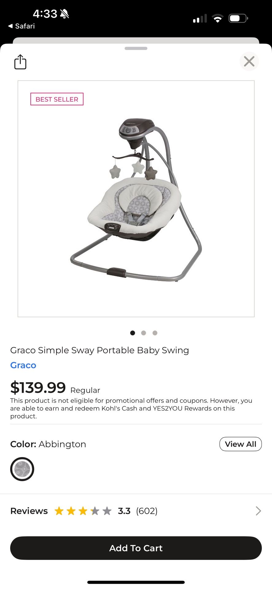 Graco Baby Swing
