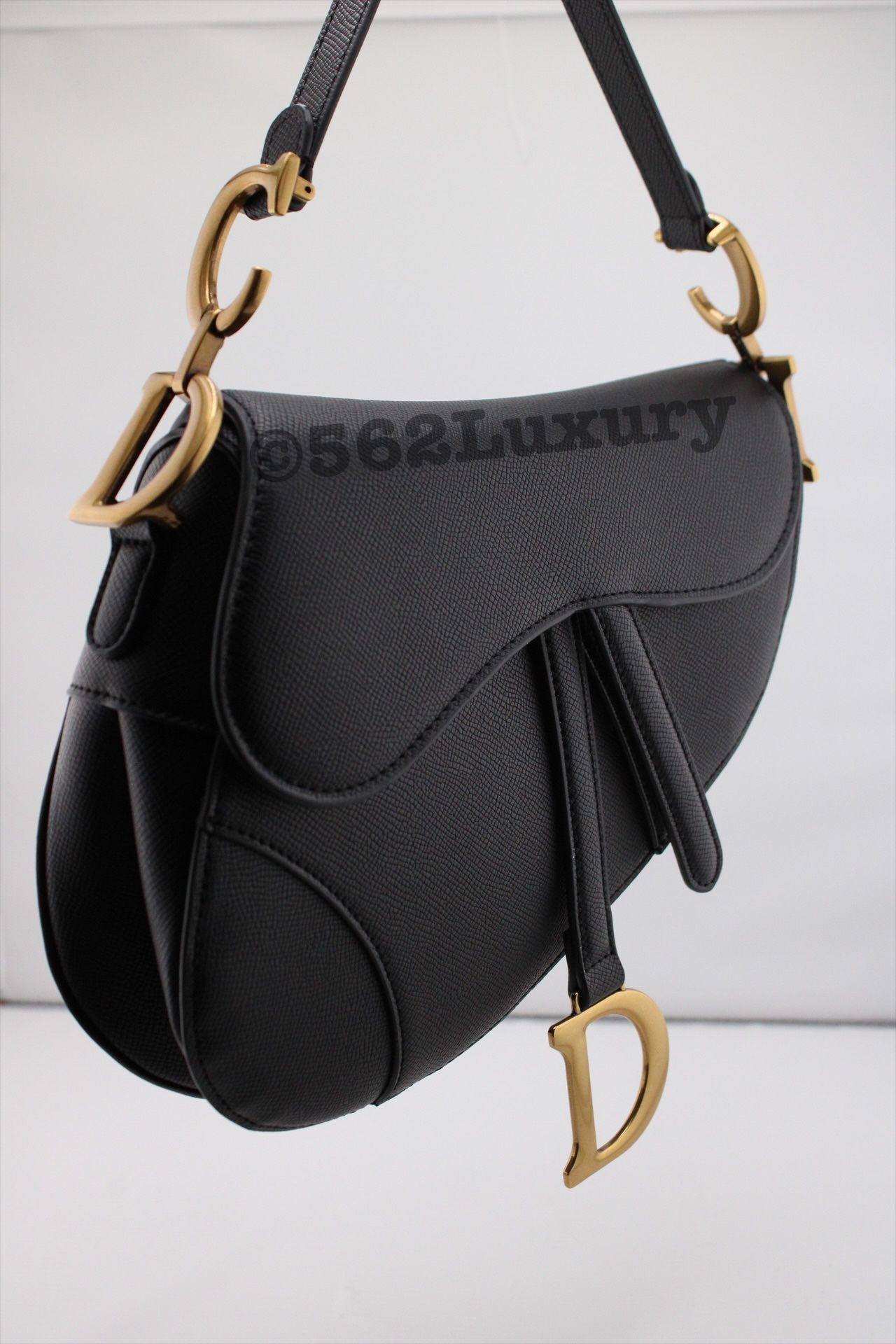 Black Dior Saddle Bag