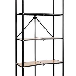 2- ORIGAMI FIVE TIER PANTRY RACK 1-Pink 1- BROWN 