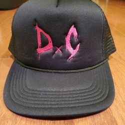 Pink on Black Dos Cobros Trucker Hat
