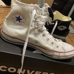 WHITE HIGH TOP CONVERSE