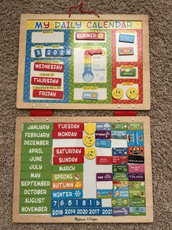 Magnetic calendar For Kids