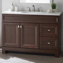 Sedgewood 48.5 in. W × 18.75 in. $599.00 $569.00 D x 34.375 in. H Single Sink Bath Vanity