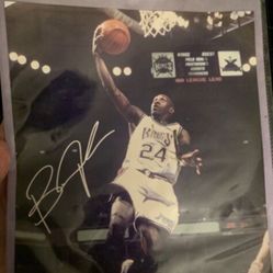 Bobby Jackson signature/ Kings