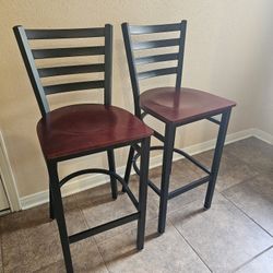 Wood And Metal Bar Stools Counter Stools High Chairs