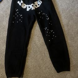 Sp5der OG Web Sweatpants 'Black' 