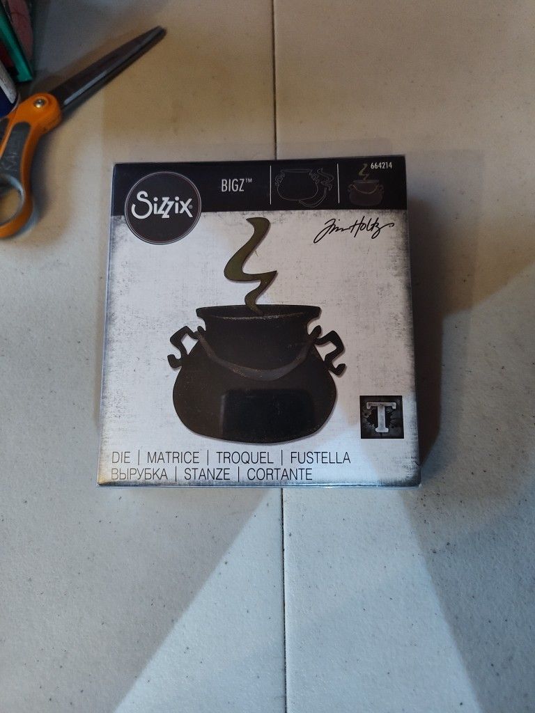 Tim Holtz Sizzix Alterations Bigz Die - Cauldron