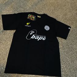 Medium Black And White Bape Shirt
