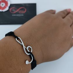 Thread Bracelet with Silver 
