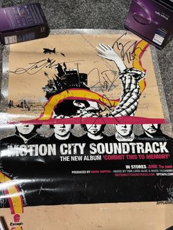 Motion City Soundtrack - Signed Poster